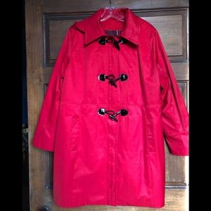 Nautica Red Raincoat